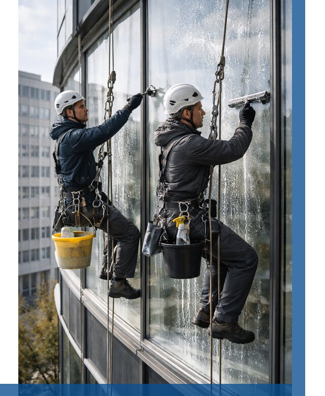 Мойка панорамных окон в Владикавказе от 361 р. заказать у ВЫСОТНИК-Вкз