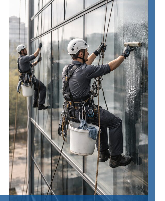 Мойка сплошного остекления в Владикавказе, заказать от 309 р.| ВЫСОТНИК-Вкз