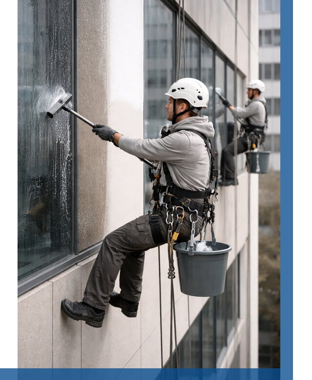 Мойка фасадов зданий в Владикавказе под ключ от 361 р. | ВЫСОТНИК-Вкз