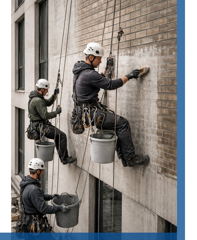 Удаление высолов с фасада в Владикавказе от 258 р. | ВЫСОТНИК-Вкз