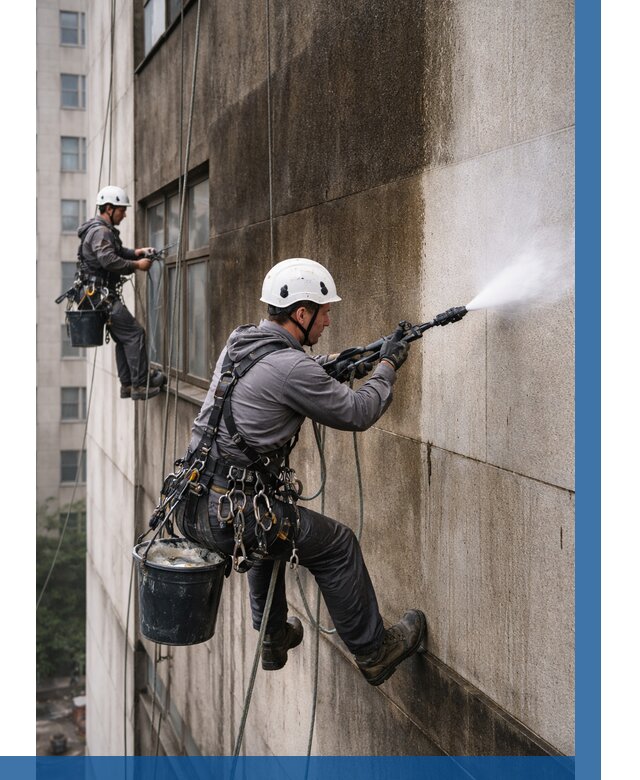 Очистка фасада от копоти в Владикавказе от 258 р. | ВЫСОТНИК-Вкз