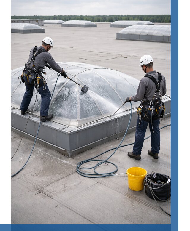 Мойка зенитных фонарей в Владикавказе, заказать от 4639 р. | ВЫСОТНИК-Вкз