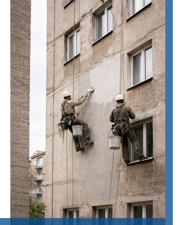 Косметический ремонт фасада в Владикавказе от 1134 р. | ВЫСОТНИК-Вкз