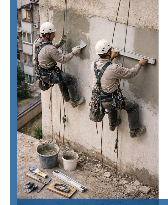 Комплексный ремонт штукатурного фасада с гарантией в Владикавказе