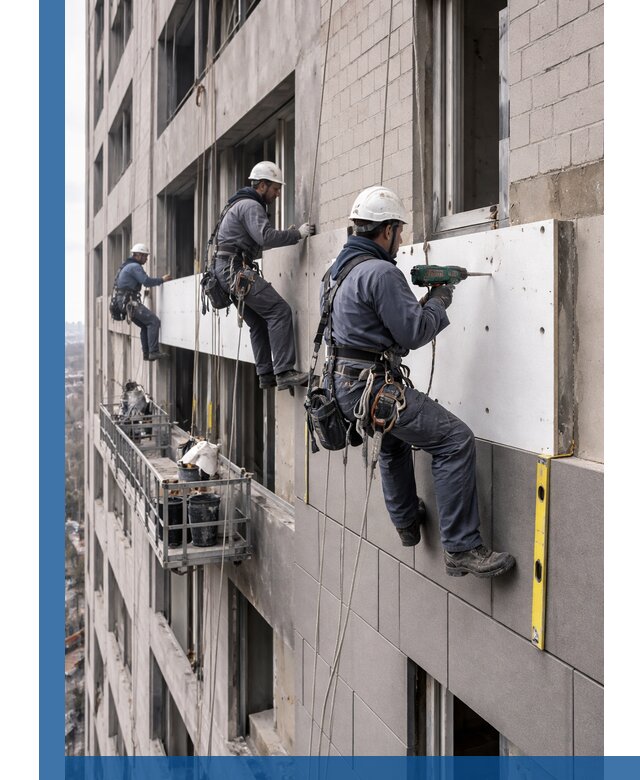 Монтаж фасадных термопанелей высокого качества в Владикавказе