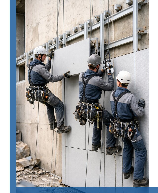 Монтаж вентилируемого фасада в Владикавказе под ключ с гарантией качества