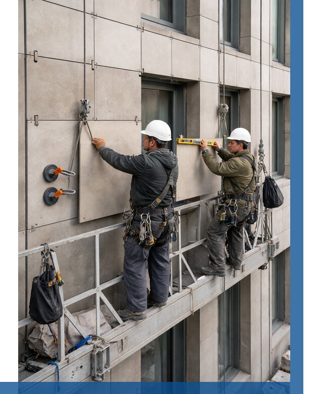 Монтаж керамогранита на фасад в Владикавказе от 2577 р. | ВЫСОТНИК-Вкз