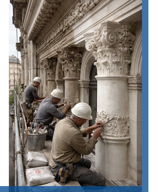 Реставрация фасадной лепнины в Владикавказе от 2577 р. | ВЫСОТНИК-Вкз