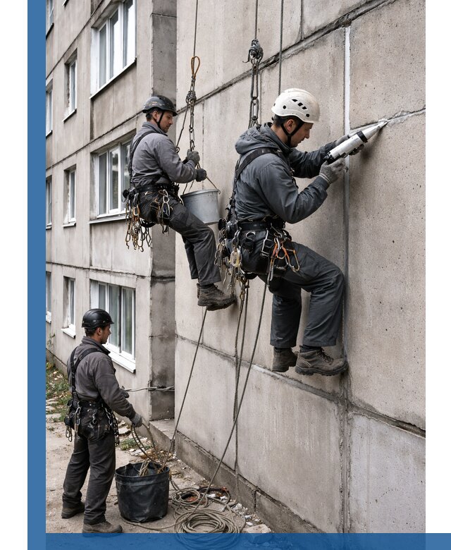 Герметизация межпанельных швов в Владикавказе с гарантией герметичности