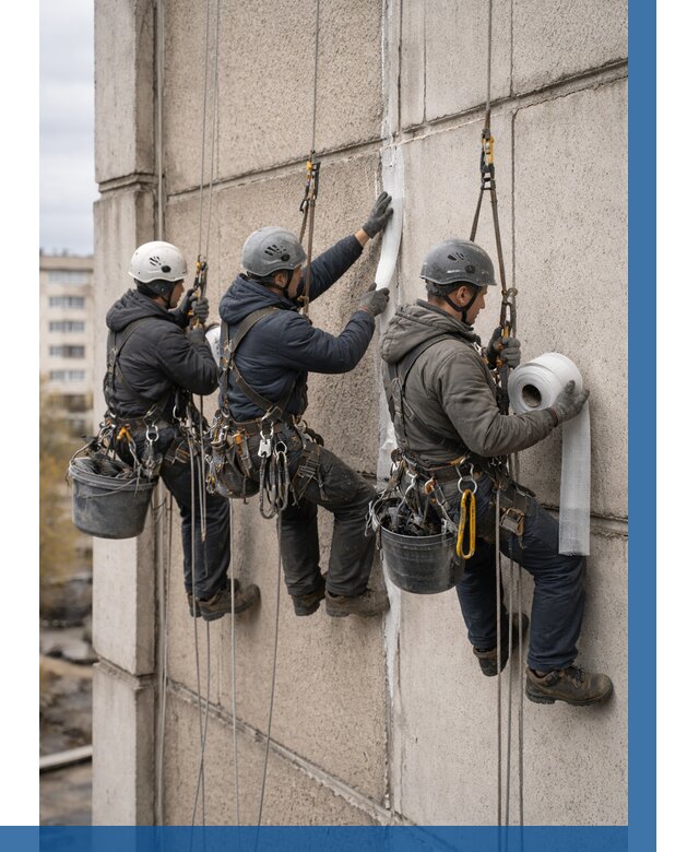 Ремонт межпанельных швов в Владикавказе от 773 р. | ВЫСОТНИК-Вкз