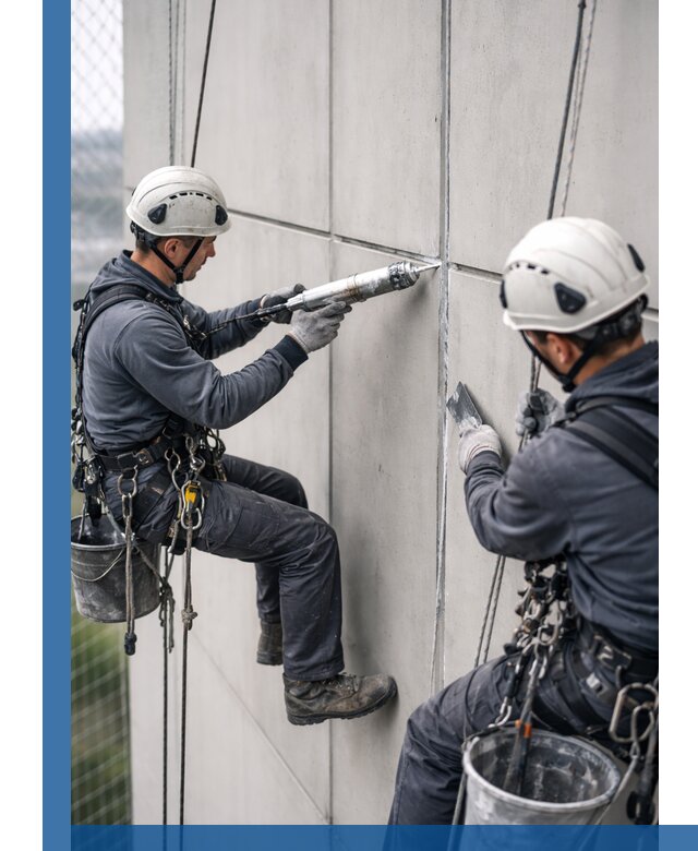 Первичная герметизация швов фасадов и кровель в Владикавказе