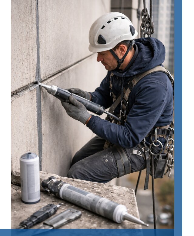 Вторичная герметизация швов в Владикавказе от 464 р. | ВЫСОТНИК-Вкз