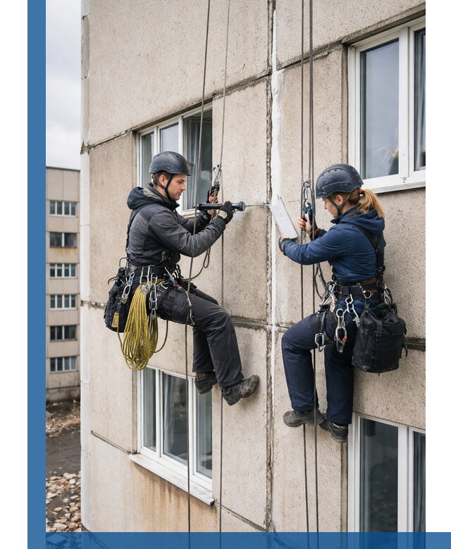 Герметизация межпанельных швов тёплым швом в Владикавказе