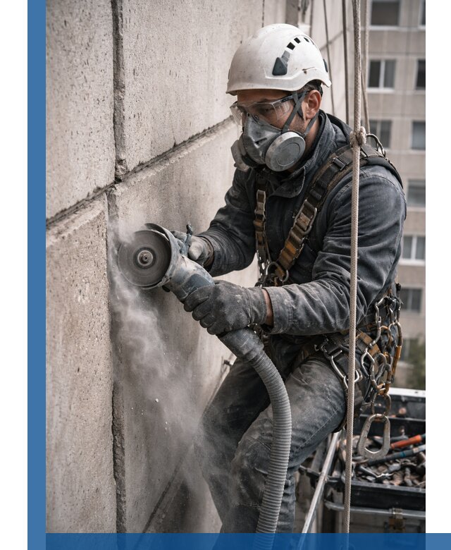 Штробление межпанельных швов в Владикавказе качественно и быстро