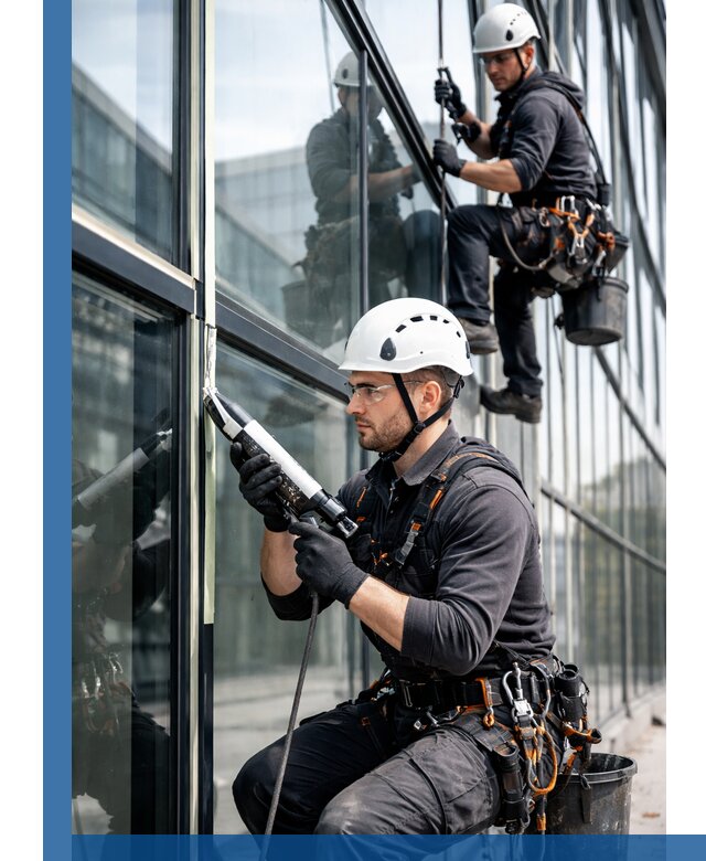 Герметизация витражных швов в Владикавказе для зданий и фасадов