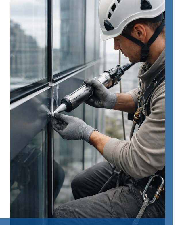 Герметизация стыков витража в Владикавказе от 1237 р. | ВЫСОТНИК-Вкз