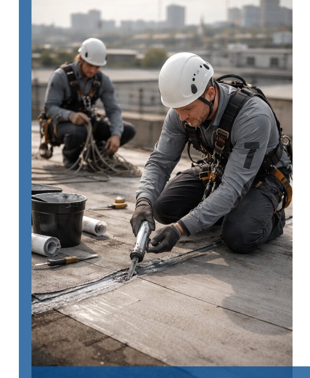 Аварийное и капитальное устранение протечек кровли в Владикавказе