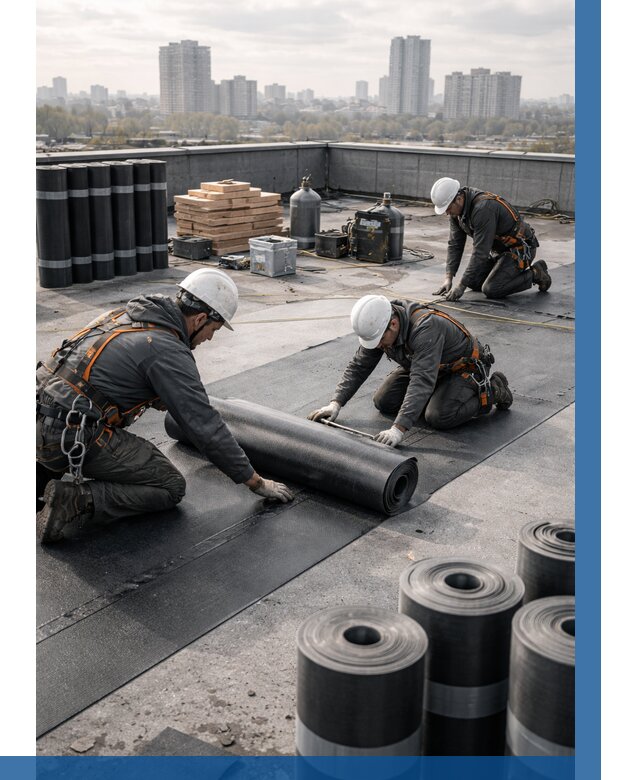 Монтаж мягкой кровли под ключ в Владикавказе от 464 р. | ВЫСОТНИК-Вкз