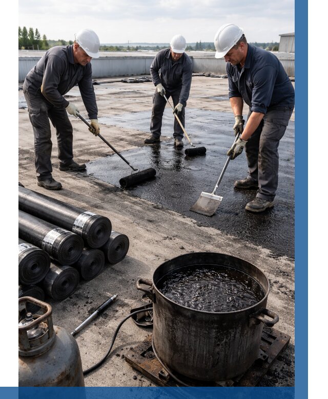 Гидроизоляция кровли мастикой в Владикавказе от 618 р. | ВЫСОТНИК-Вкз