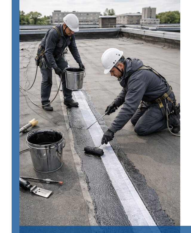 Гидроизоляция кровли мастикой в Владикавказе надежная защита