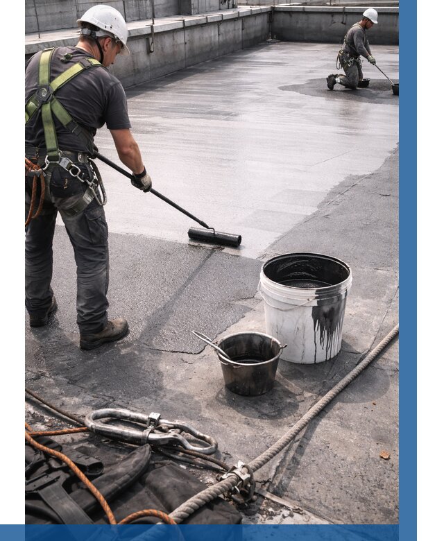 Гидроизоляция кровли жидкой резиной в Владикавказе от 515 р. | ВЫСОТНИК-Вкз