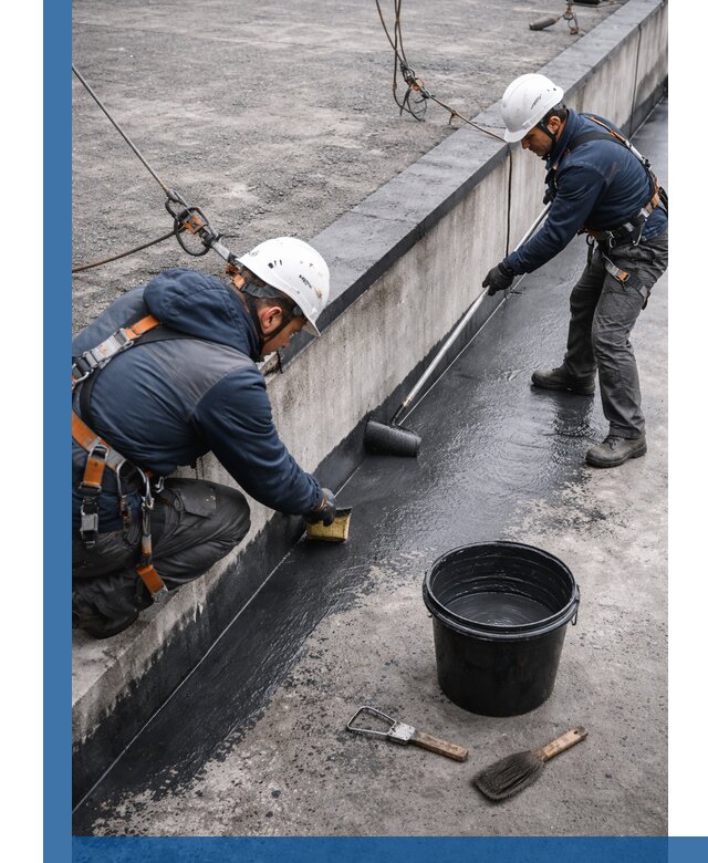 Гидроизоляция кровли жидкой резиной профессионально в Владикавказе