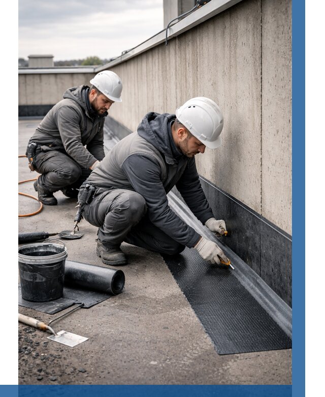 Гидроизоляция примыканий на кровле в Владикавказе от 928 р. | ВЫСОТНИК-Вкз