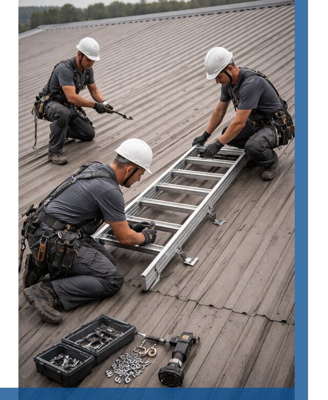 Монтаж кровельной лестницы в Владикавказе от 4639 р. | ВЫСОТНИК-Вкз