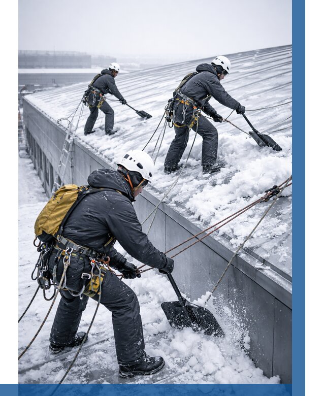 Очистка навесов от снега в Владикавказе от 4639 р. | ВЫСОТНИК-Вкз