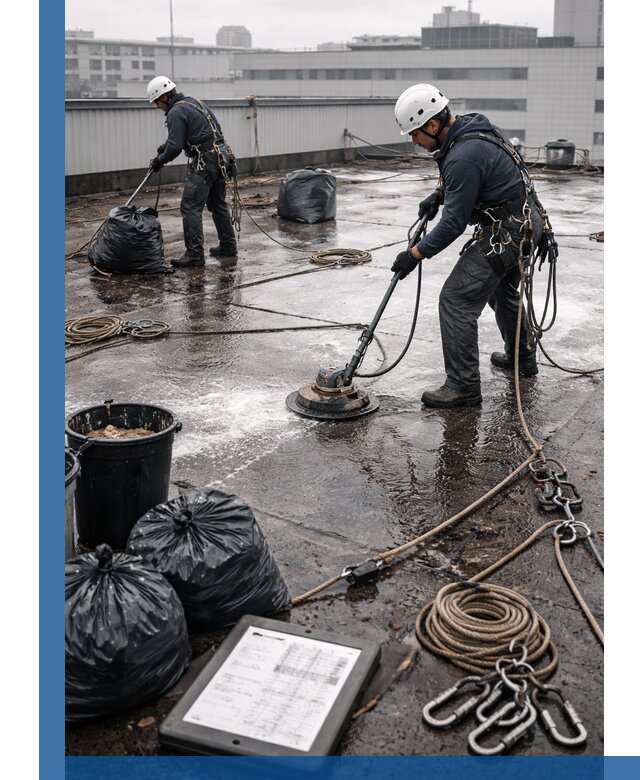 Плановая очистка кровли по графику в Владикавказе для безопасности