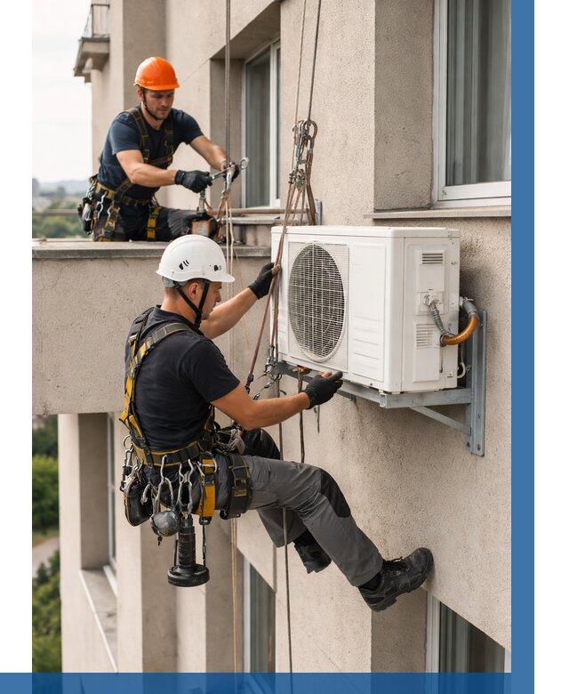 Монтаж внешнего блока кондиционера в Владикавказе от 6700 р. | ВЫСОТНИК-Вкз