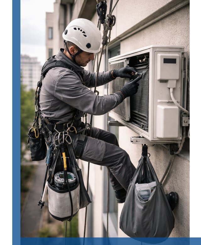 Обслуживание внешнего блока кондиционера в Владикавказе профессионально