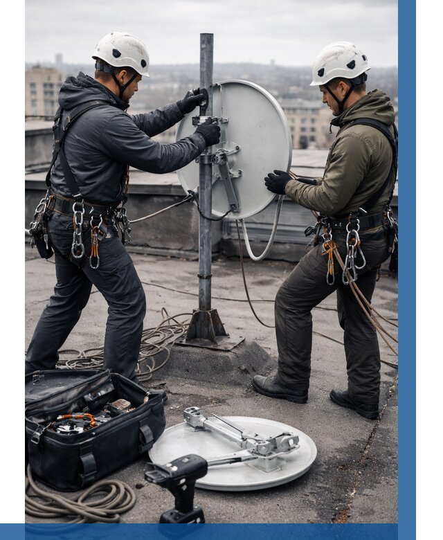 Демонтаж антенн на крыше в Владикавказе от 4639 р. | ВЫСОТНИК-Вкз