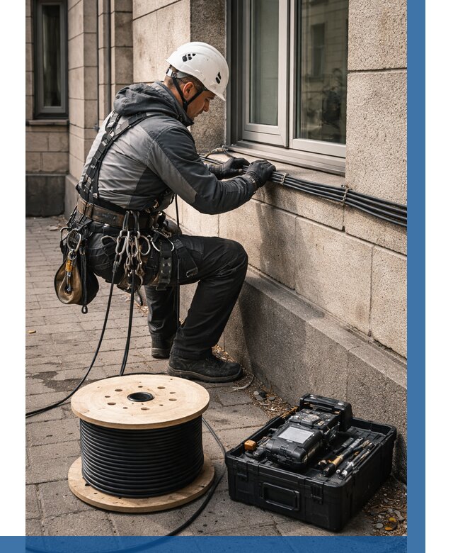 Прокладка оптоволоконного кабеля в Владикавказе от 825 р. | ВЫСОТНИК-Вкз