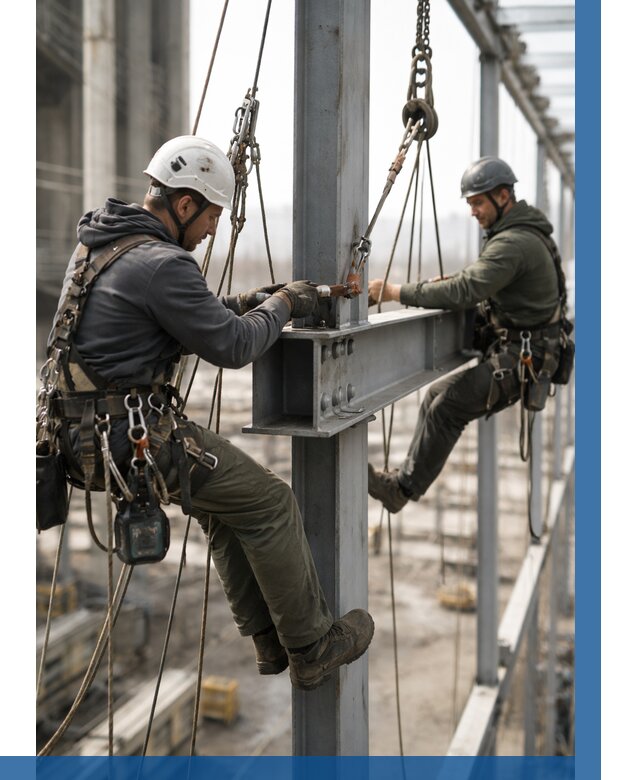 Монтаж металлоконструкций на высоте в Владикавказе от 3608 р. | ВЫСОТНИК-Вкз