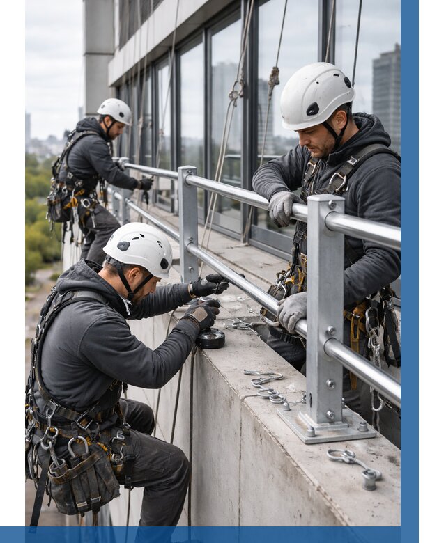 Монтаж ограждений на высоте в Владикавказе, от 1237 р. | ВЫСОТНИК-Вкз