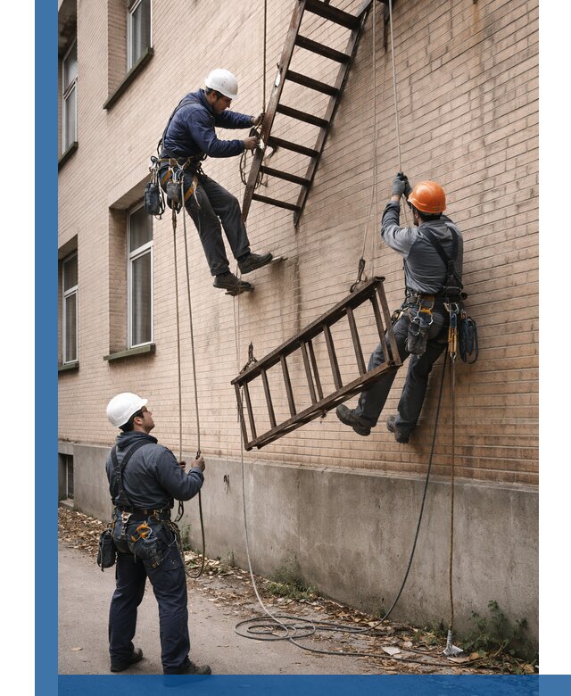Демонтаж пожарной лестницы в Владикавказе быстро и безопасно