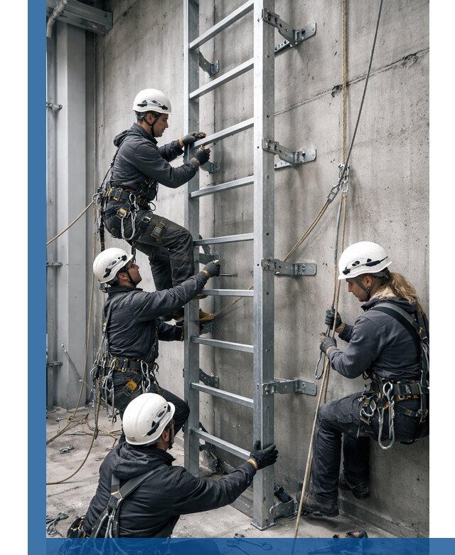 Монтаж металлических лестниц в Владикавказе под ключ со гарантией