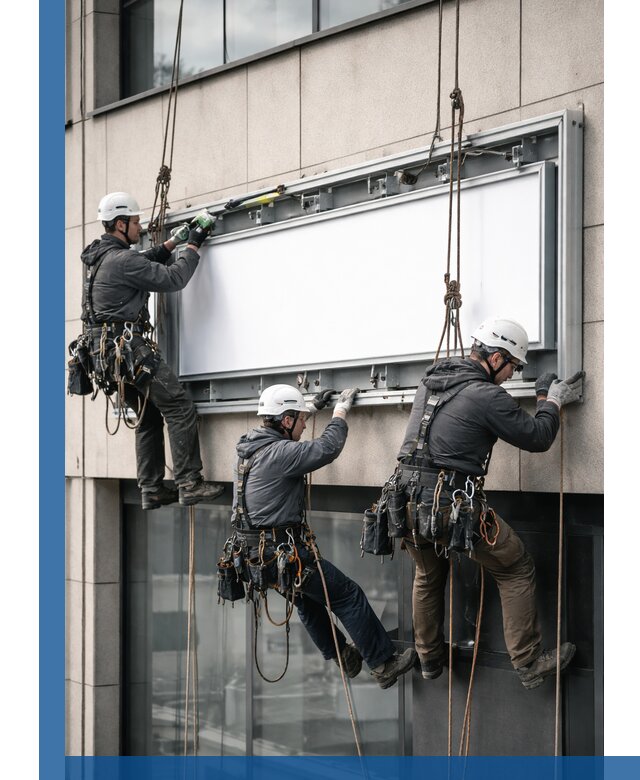 Профессиональный монтаж светового короба под ключ в Владикавказе