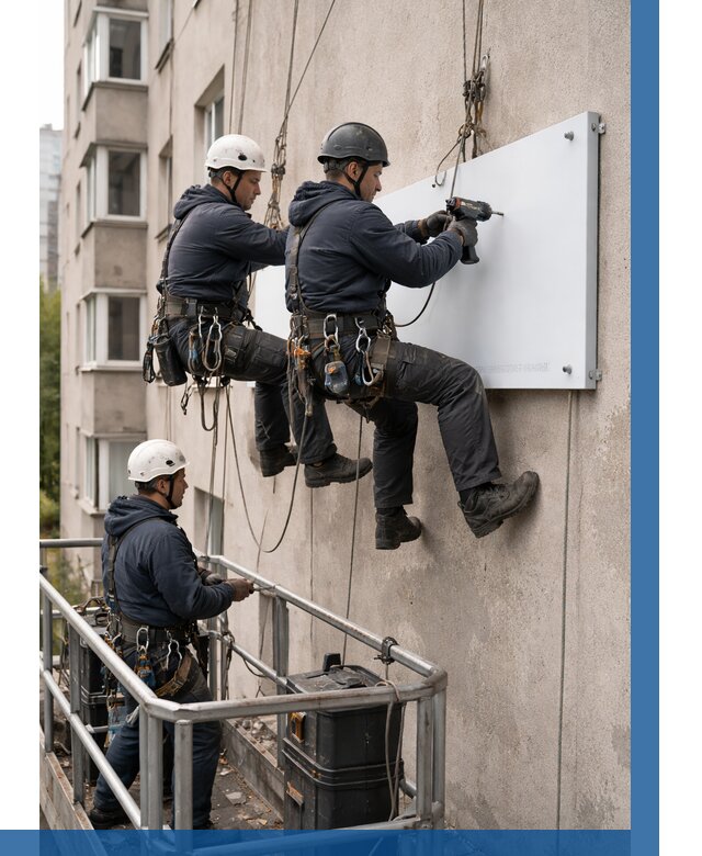 Монтаж табличек и указателей в Владикавказе от 3608 р. | ВЫСОТНИК-Вкз