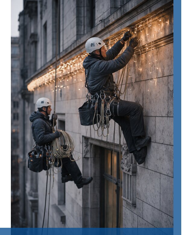 Монтаж новогодней иллюминации в Владикавказе от 8762 р. | ВЫСОТНИК-Вкз