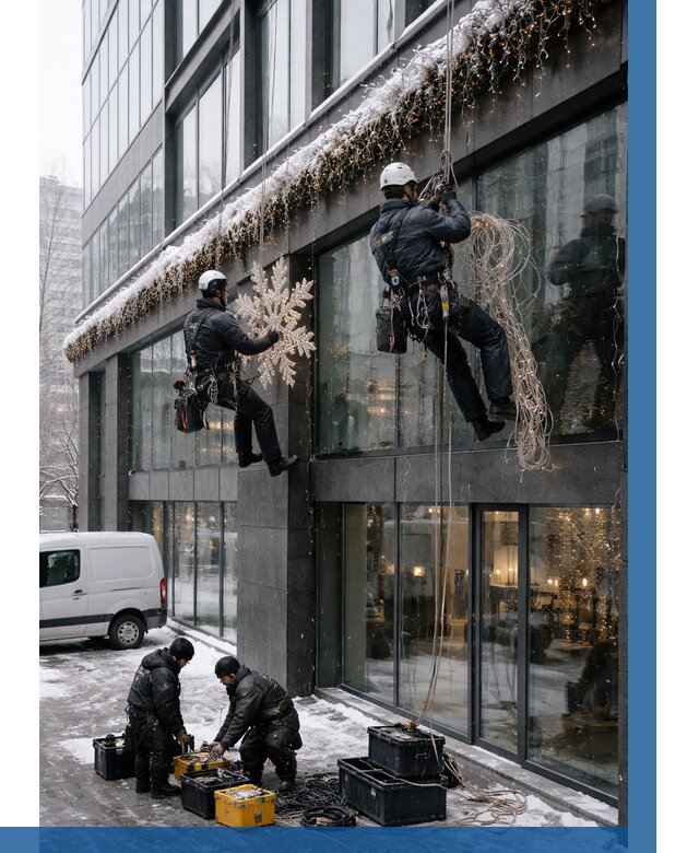 Демонтаж новогоднего оформления в Владикавказе от 5669 р. | ВЫСОТНИК-Вкз