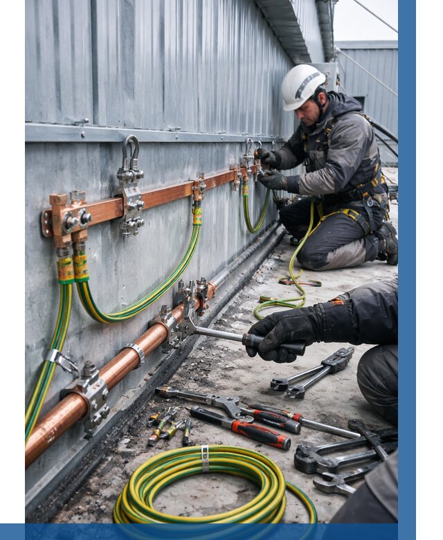 Монтаж заземления здания в Владикавказе от 25770 р. | ВЫСОТНИК-Вкз