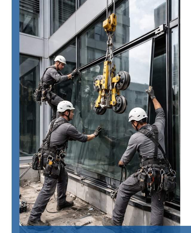 Структурное остекление фасадов в Владикавказе монтаж и обслуживание