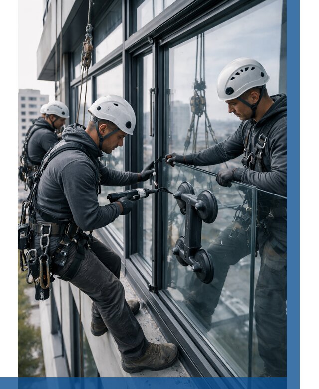 Витражное остекление зданий в Владикавказе от 3608 р. | ВЫСОТНИК-Вкз