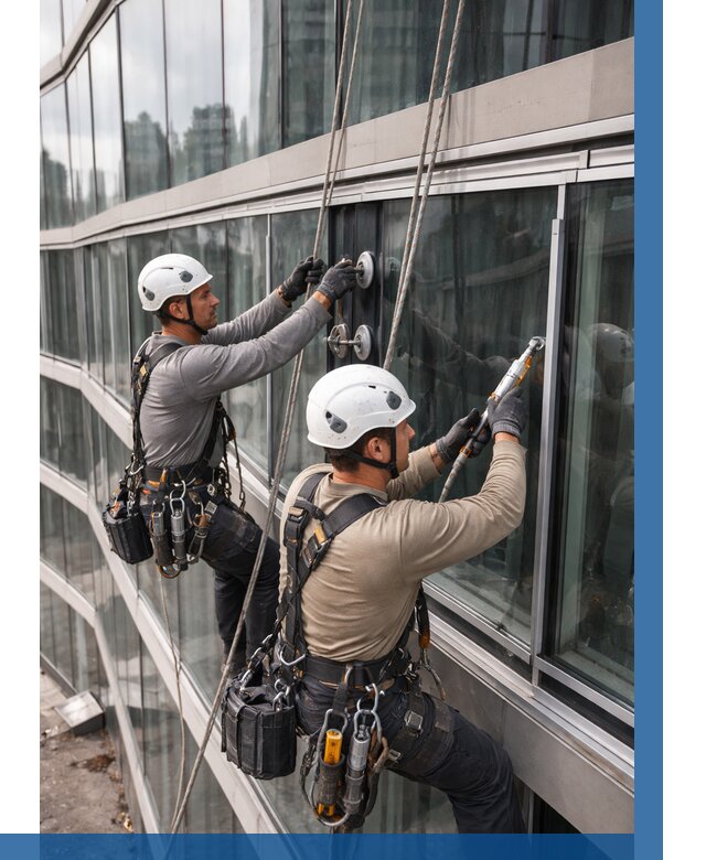 Радиусное остекление фасада в Владикавказе от 12370 р. | ВЫСОТНИК-Вкз