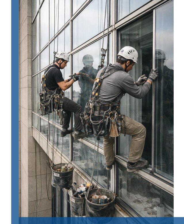 Ремонт витражных конструкций и фасадного остекления в Владикавказе