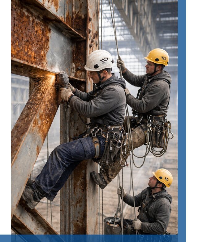 Зачистка металла от ржавчины в Владикавказе от 361 р. | ВЫСОТНИК-Вкз