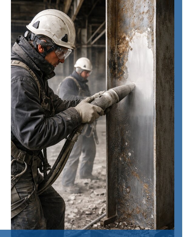 Удаление старой краски с металла в Владикавказе от 464 р. | ВЫСОТНИК-Вкз