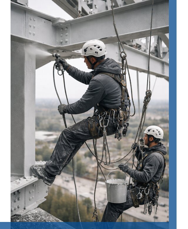 Покраска металлоконструкций на высоте в Владикавказе 361 р |ВЫСОТНИК-Вкз